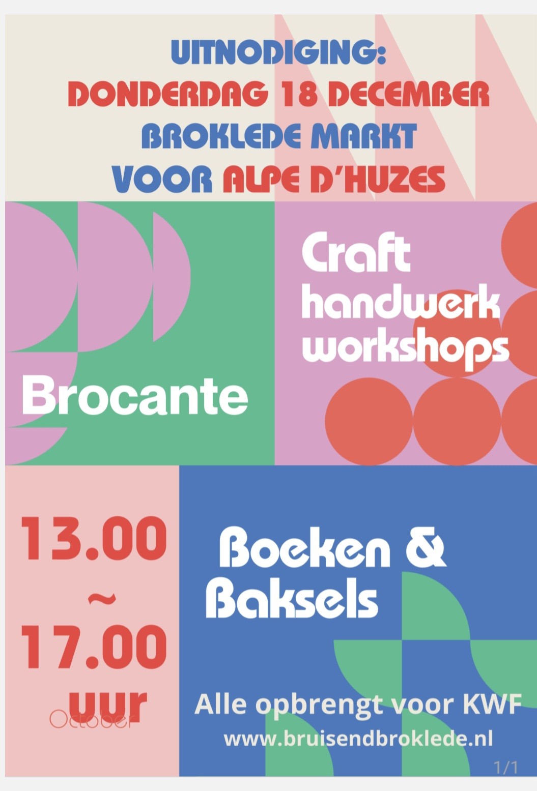 Volgende week start de 24 uurs actie met de markt