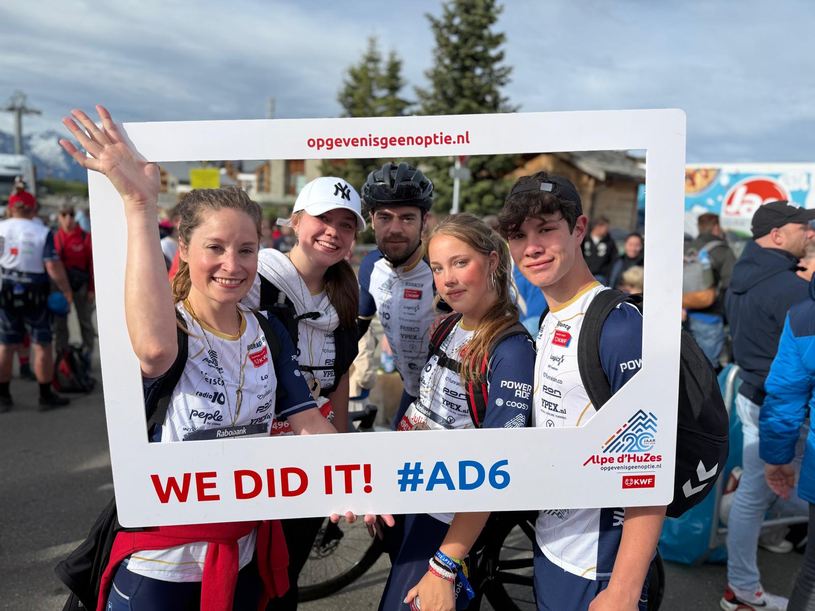 Alpe d’HuZes dag van de beklimming
