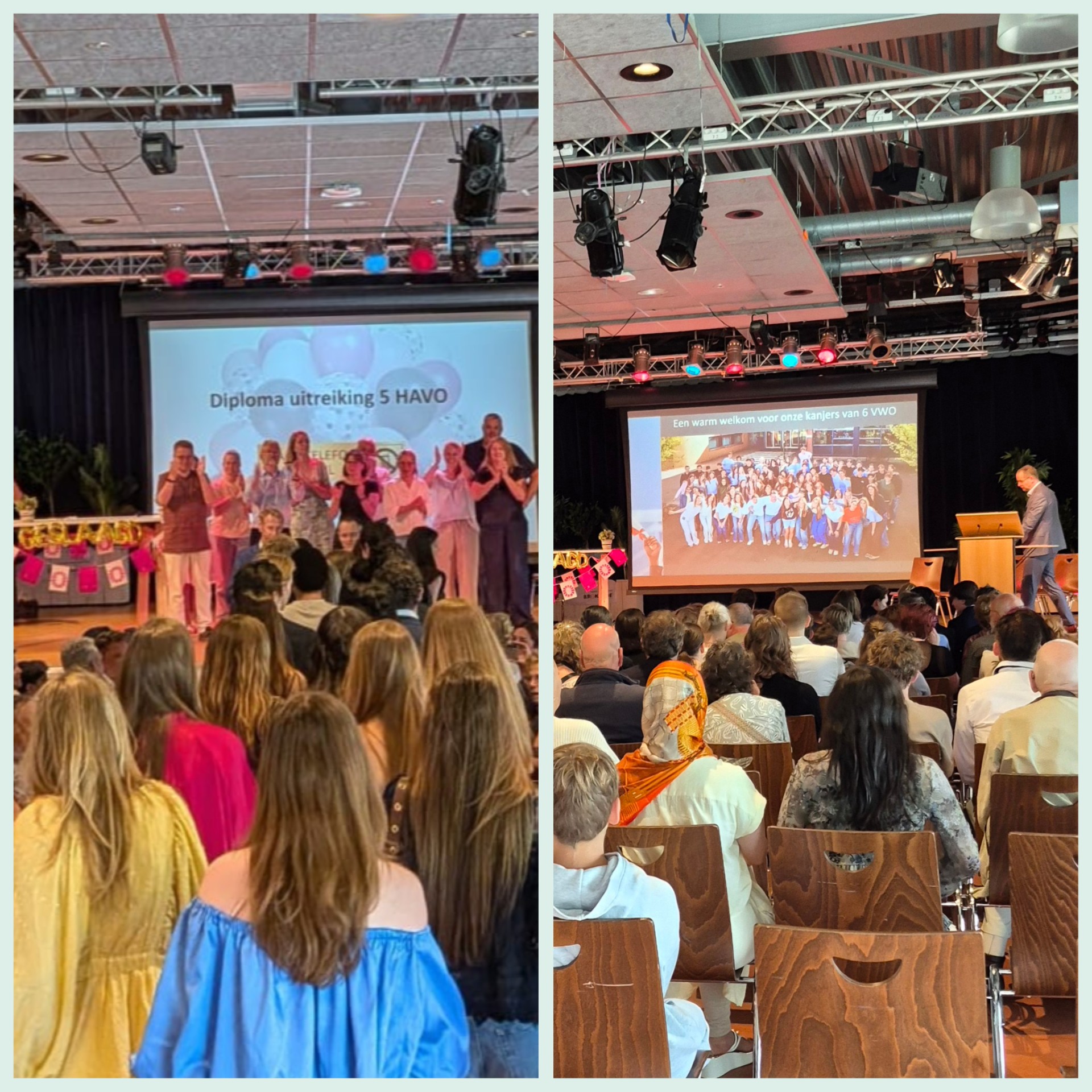 Diploma uitreikingen